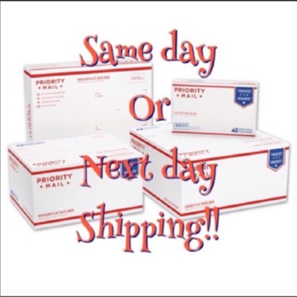 Same day or next day shipping available! 🥳